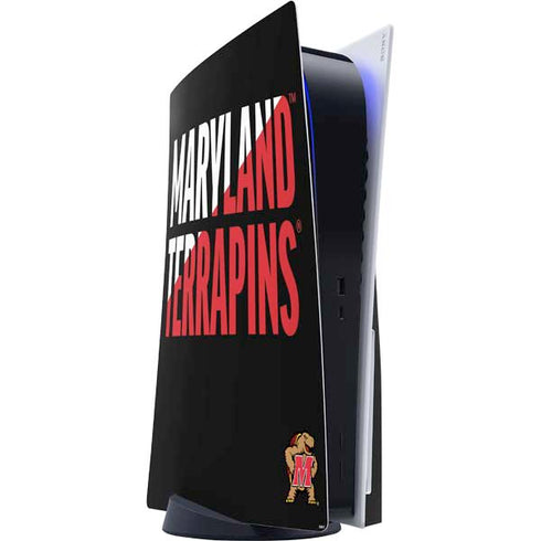 University of Maryland Terrapins Athletic Marks PS5 Console Skin